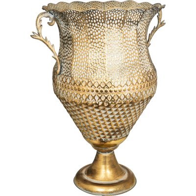 Pot décoratif en métal doré style élégant pour intérieur RECOLLECTION