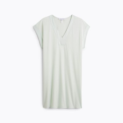 Chemise de nuit courte col v en jersey, ROMANE LAURENCE TAVERNIER