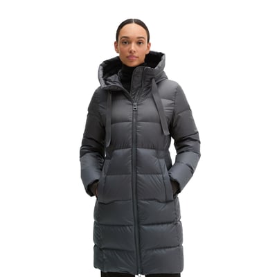 Manteau matelassé en duvet à capuche, coupe régulière avec une surface hydrofuge MARC O'POLO