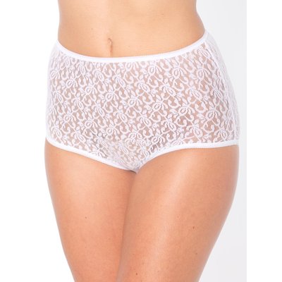 Lot de 3 culottes maxi maille dentelle DAXON