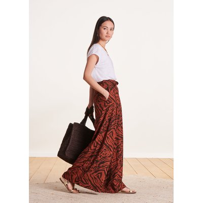 Pantalon large taille haute élastique LA FEE MARABOUTEE