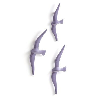 Set van 3 decoratieve vogels voor aan de wand, Tuga LA REDOUTE INTERIEURS