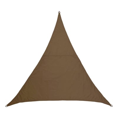 Voile d'ombrage triangulaire 3x3m déperlante ELYORA HESPERIDE