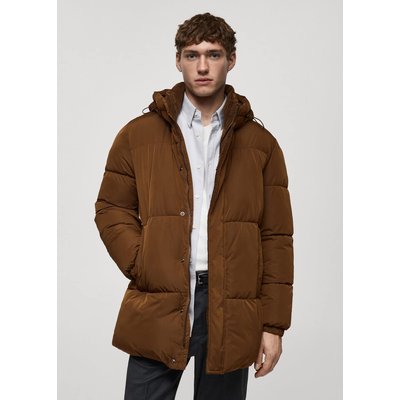 Anorak matelassé capuche résistant à l’eau MANGO MAN