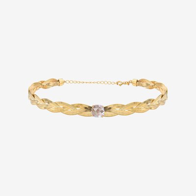 Collier choker doré triple - kalista CAROLINE NAJMAN