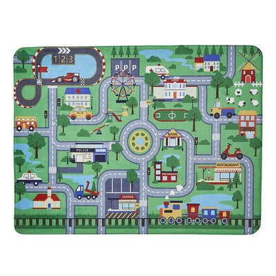 Kids Road Map Rug in 100% Wool SO'HOME