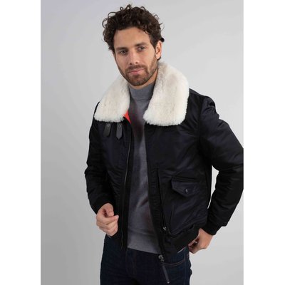 Blouson noir AIRCRAFT PHENIX REDSKINS