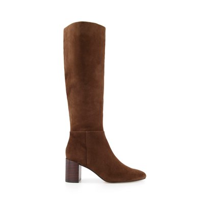 Bottes cuissarde en daim La Redoute