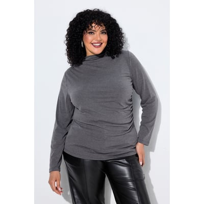 T-shirt drapé, coupe Slim Fit ULLA POPKEN