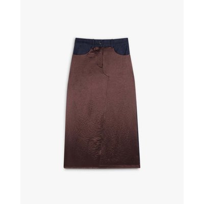 Jupe en denim saten SCALPERS