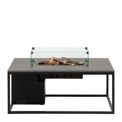 Cosiloft 120cm Black and Grey Fire Pit Table COSI