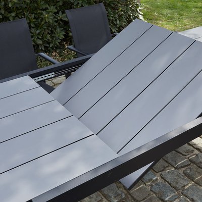 Salon de jardin en aluminium et textilène 6/10 places  HPL STAR BERAH GETAH
