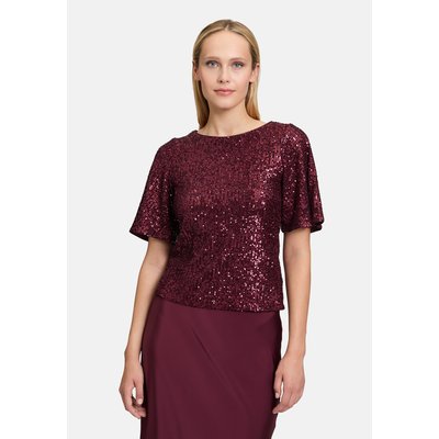 Blouse à paillettes à manches à ailettes VERA MONT