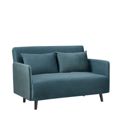 Canapé convertible 2 places en velours L120cm - Belushi DRAWER