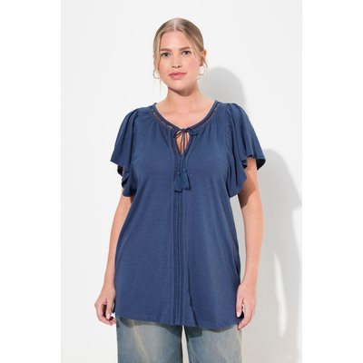 T-shirt col tunisien et manches ULLA POPKEN