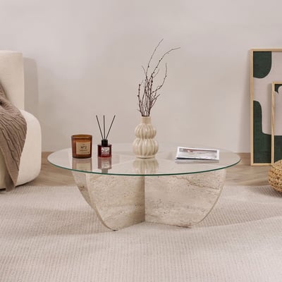 Кофейный столик со столешницей из закаленного стекла, Liya / Лия SO'HOME
