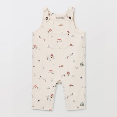 Salopette velours en coton GOTS BOUT'CHOU