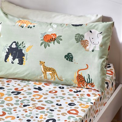 Wildlife Animal Print Fitted Sheet LITTLE FURN