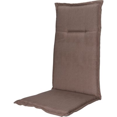 Coussin pour fauteuil de jardin taupe imperméable 120x50x6cm WADIGA