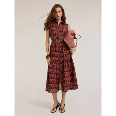 Robe CHEMISIER en coton à motif ethnique avec doublure intérieure MOTIVI
