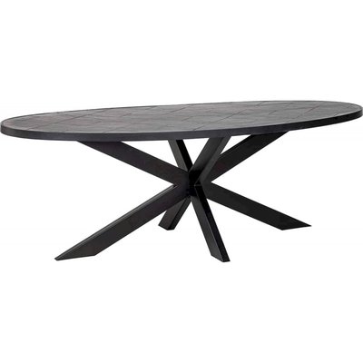 Table à manger ovale élégante en fer RECOLLECTION