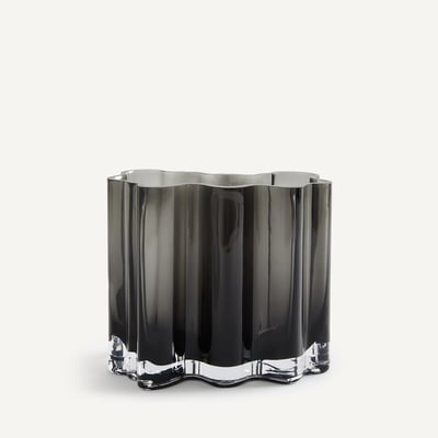 Vase en verre soufflé, hauteur 18 cm, ISSEY AM.PM