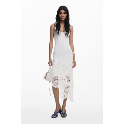 Robe midi en crochet DESIGUAL