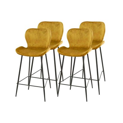 Lot de quatre Tabourets de bar - 99 cm - BASTI LISA DESIGN