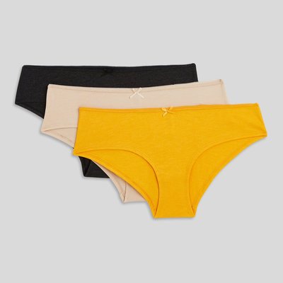 Lot de 3 shorties ALIX en coton BIO, certifié OEKO-TEX MONOPRIX