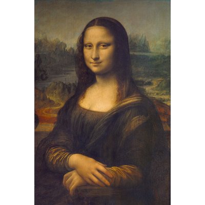 Tableau célèbre La joconde par Leonard De Vinci HEXOA
