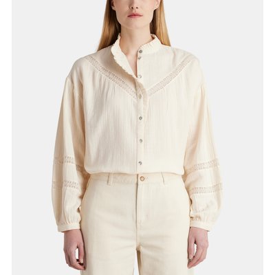 Chemise Paloma Volants Et Galons Crochet Coton GALERIES LAFAYETTE