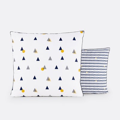 Digna Geometric 100% Cotton Percale 180 Thread Count Pillowcase LA REDOUTE INTERIEURS