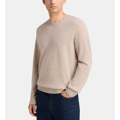 Pull droit cachwafle gaufré cachemire GALERIES LAFAYETTE