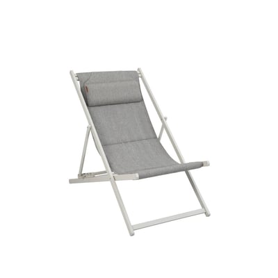Chilienne de jardin pliable et empilable en aluminium LUNIVIA HESPERIDE