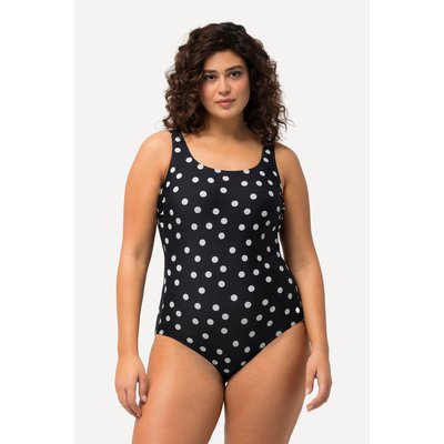 Maillot de bain à pois, décolleté rond ULLA POPKEN