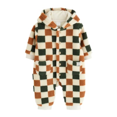 Combinaison bébé capuche peau lainée NEXT