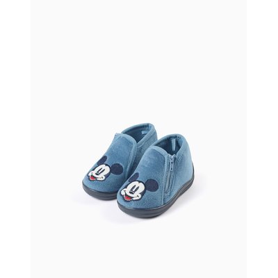 Chaussons en velours avec broderie Mickey ZIPPY