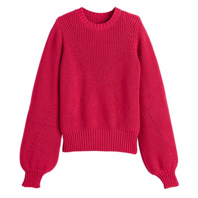 Pull col rond en grosse maille LA REDOUTE COLLECTIONS