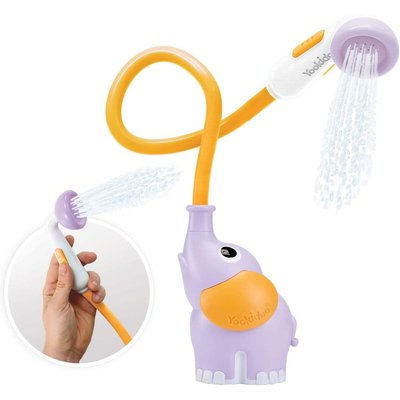 Jouet de bain douchette éléphant Mauve YOOKIDOO