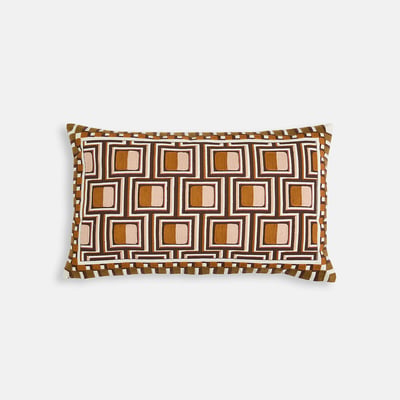 Housse de coussin rectangulaire, coton, KOLKA LA REDOUTE INTERIEURS