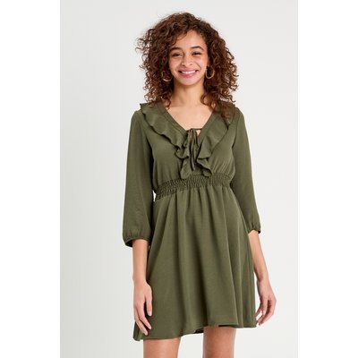 Robe évasée avec volants CACHE CACHE