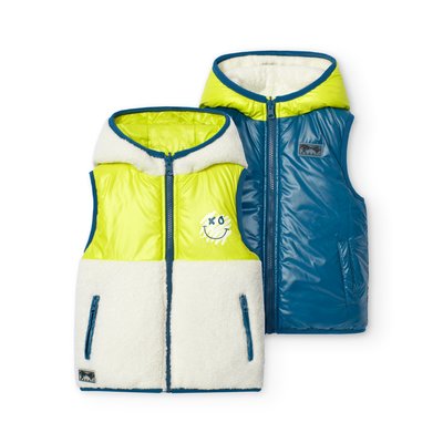 Gilet réversible à capuche et peau lainée BOBOLI