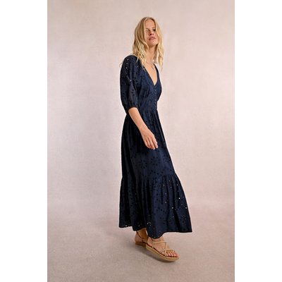 Robe longue en broderie ajourée MOLLY BRACKEN