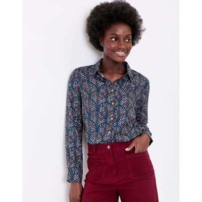 Chemise fluide imprimée FEBY LA FIANCÉE