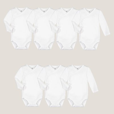 Комплект из 7 однотонных боди LA REDOUTE COLLECTIONS