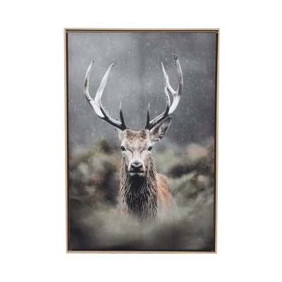 Toile cerf dans les buissons 80x120 cm AMADEUS