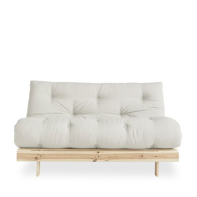Canapé convertible 140x200cm en bois naturel et tissu- ROOTS KARUP DESIGN