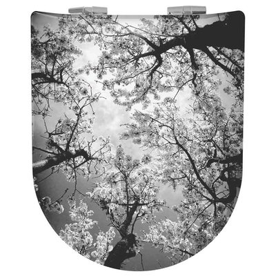Abattant Double OLFA Descente Assistée "Arbres en Fleurs" HOME MAISON