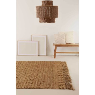 Tapis jute avec franges rectangulaire ,  MARSEILLE WECON HOME