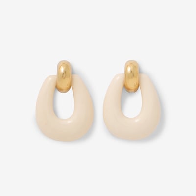 Boucles d'oreilles pendantes en résine vintage BALABOOSTE
